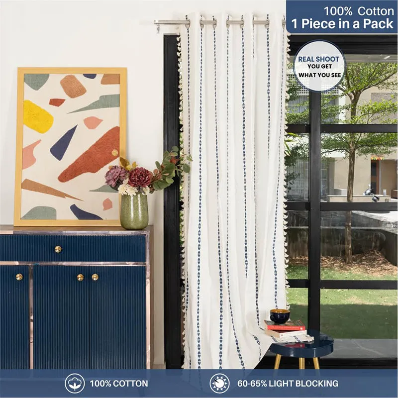 Urban Space Katarina Curtain - Blue media 3