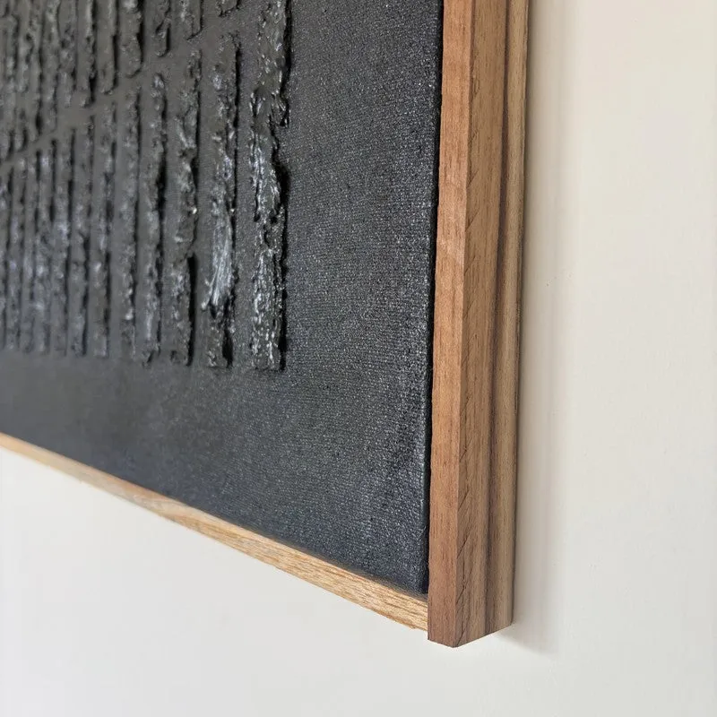 Linear Rhythm Textured Canvas Wall Art media 5