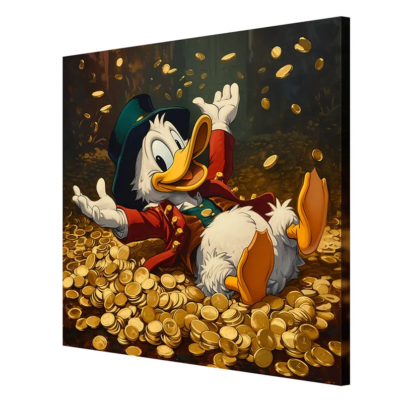 Scrooge McDuck Poly Canvas Wall Painting media 6