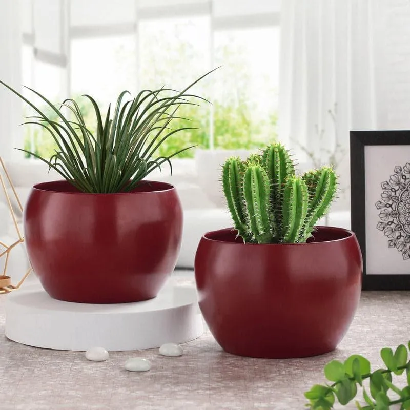 Marsha Miro Planter (Red) - Set Of Two media 3