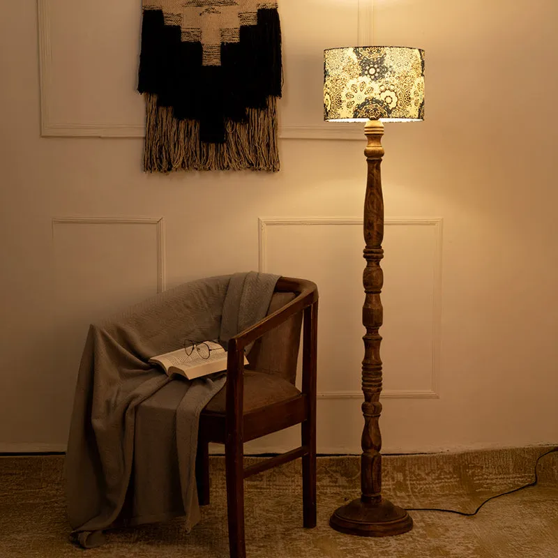 Whittla Ethnic Floor Lamp media 1