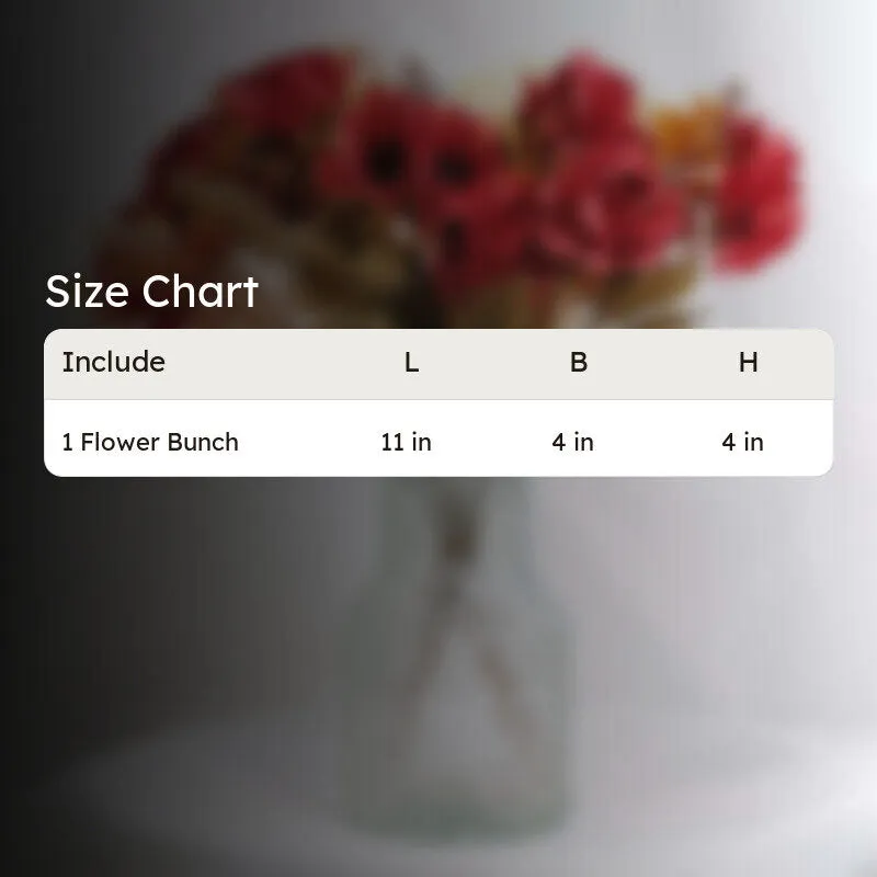 Edelle Rose Polyester Floral Stick media 9