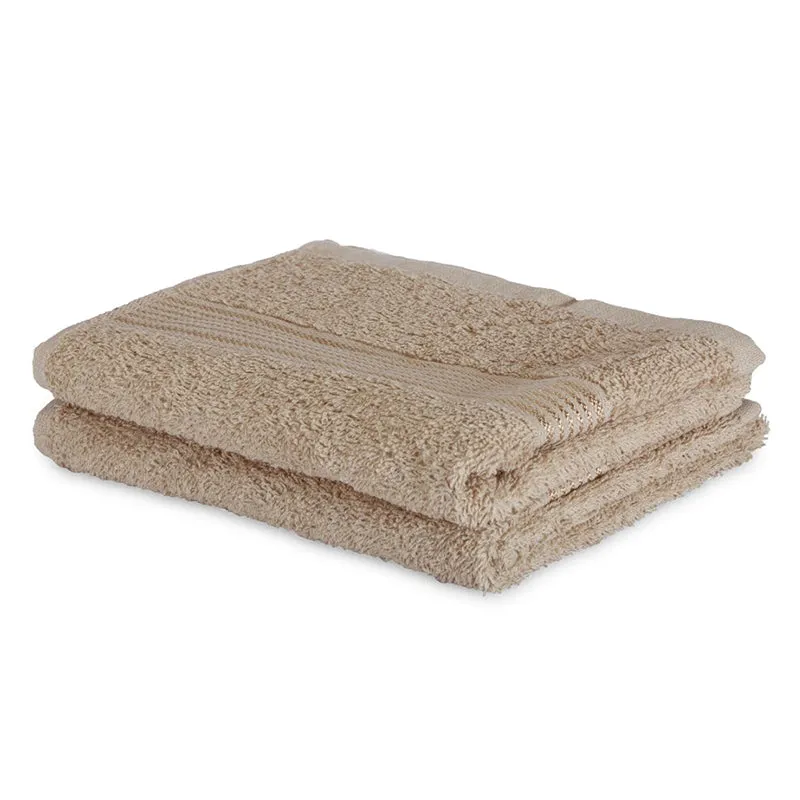 Eva Quick Dry Hand Towel (Taupe) - Set Of Two media 4