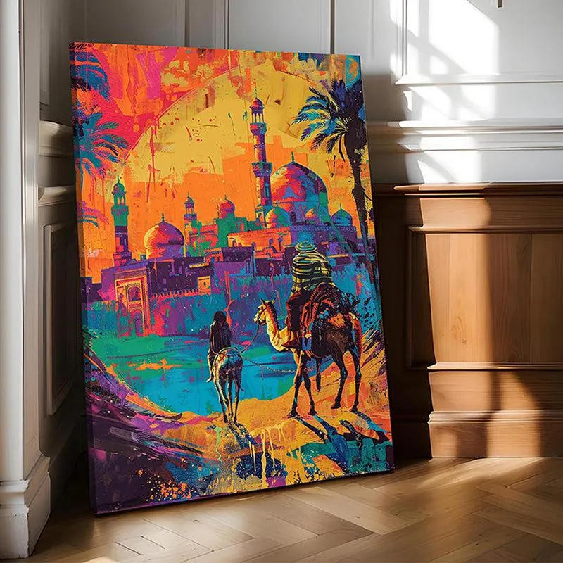 Mirage of Majesty Canvas Traditional Wall Art media 4