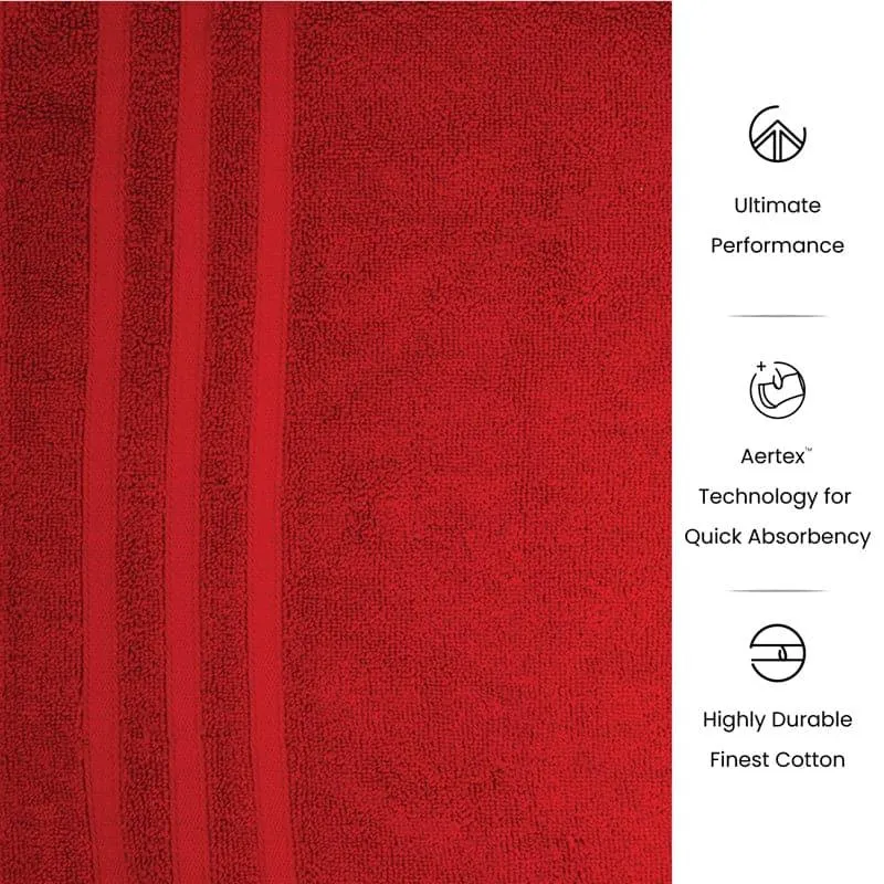 Micro Cotton Comfort Step Soild Bathmat - Red media 5