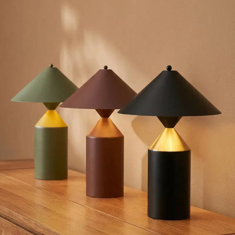 Fig Living Cone Casa Metal Table Lamp - Black media 8