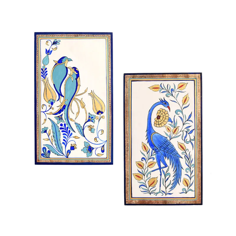 Eden Birds Wall Art With Frame - Set Of Two media 3