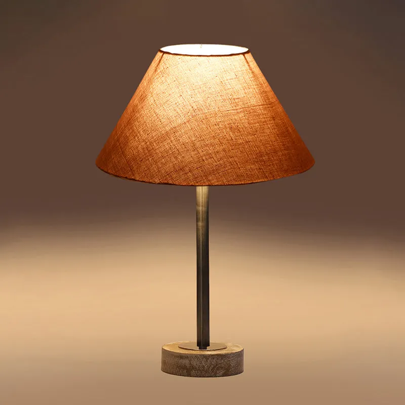Cotin II Rodin Wooden Table Lamp - Grey,Silver,White media 6