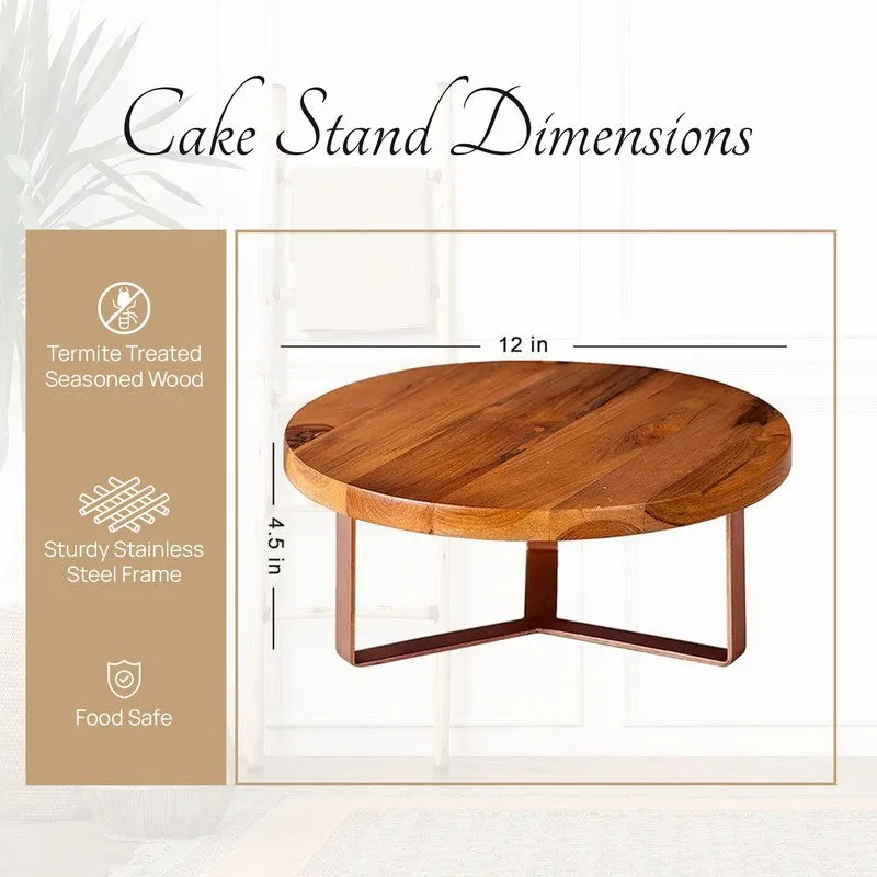 Tri-Star Cake Stand - Bronze media 6