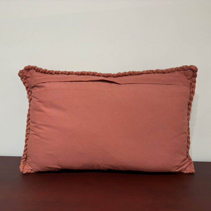Zenvia Cushion Cover (Red) - Set Of Two media 5