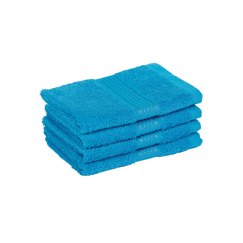 Eva Quick Dry Towel Combo (Blue) - Eight Piece Set media 4