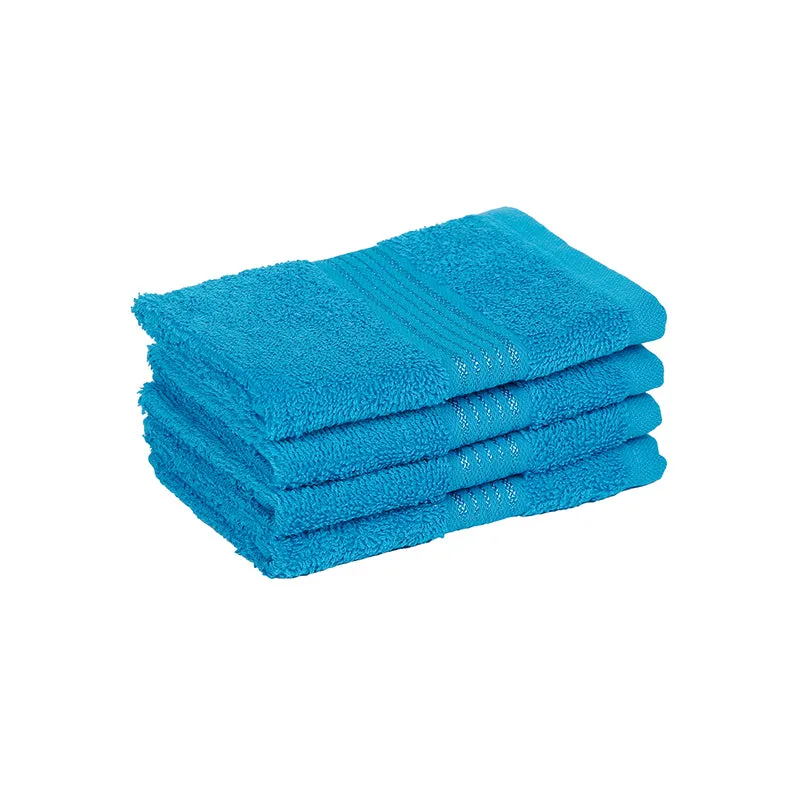 Eva Quick Dry Towel Combo (Blue) - Eight Piece Set media 4
