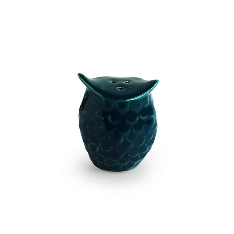 Teal Hoot handcrafted Salt & Pepper Shaker - Set Of Two media 4