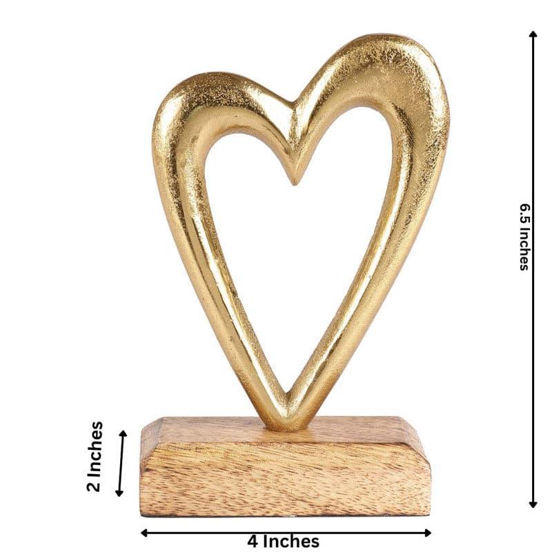 Heart Halo Showpiece - Gold media 5