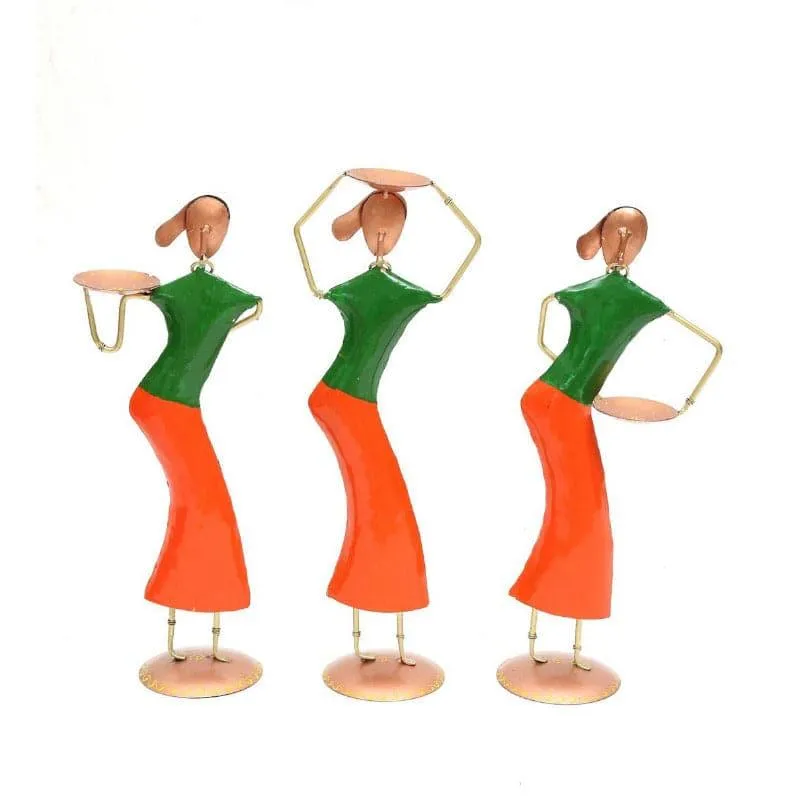 Folklore Fantasia Dandia Dazzle Showpiece - Set Of Three media 3