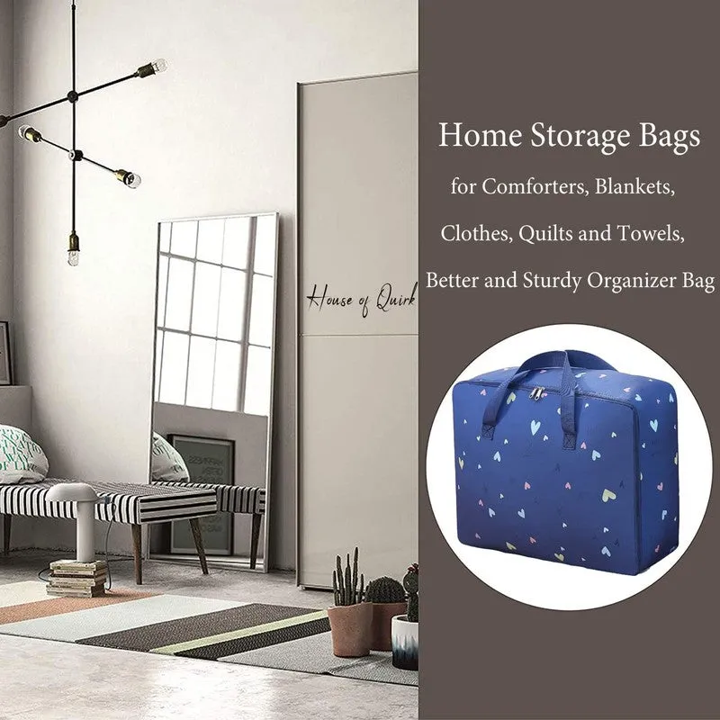 Elvarin Fabric Cloth Organiser - Blue media 4