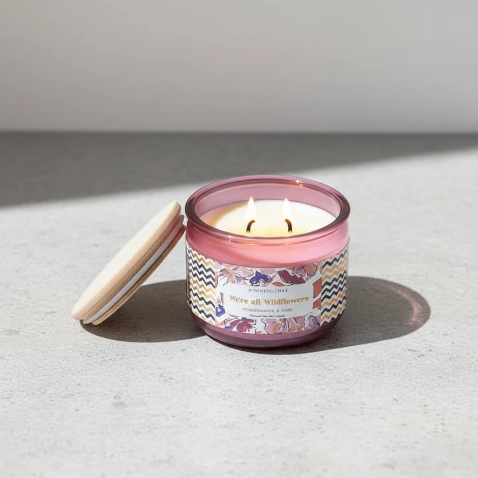 We're All Wildflowers Soy Wax Jar Scented Candle media 1