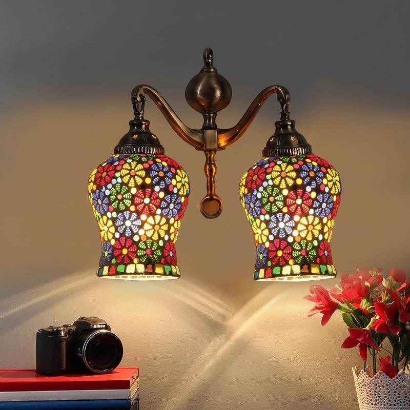Saundarya Metal Mosaic Wall Lamp
