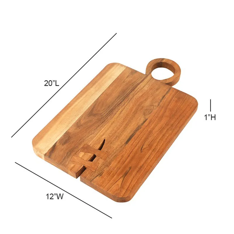 TimberArc Wood Kitchen Chopping Board media 9