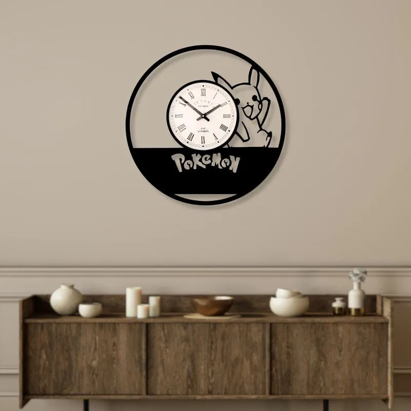 Pokemon Steel Analog Wall Clock - Black media 3