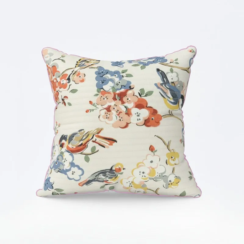 Petaline Floral Multicolor Cushion Cover Set - Set Of Five media 3