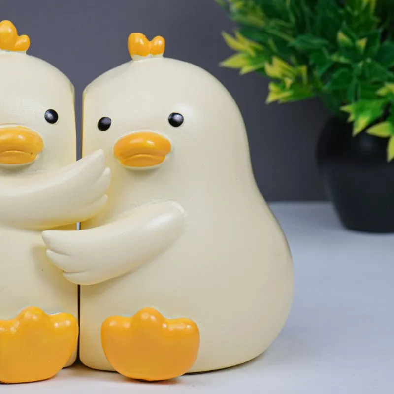 Snuggle Ducks Decor Showpiece - Yellow media 8