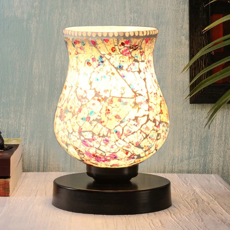 Aurine Mosaic Glass Table Lamp - Multicolor media 1