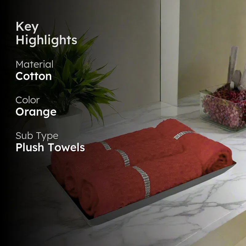 Junia Face Towel (Rust) - Set Of Four media 2