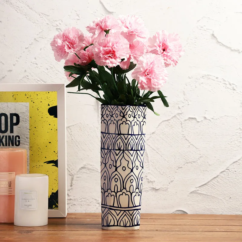 Medina Lite Handpainted Ceramic Vase media 1