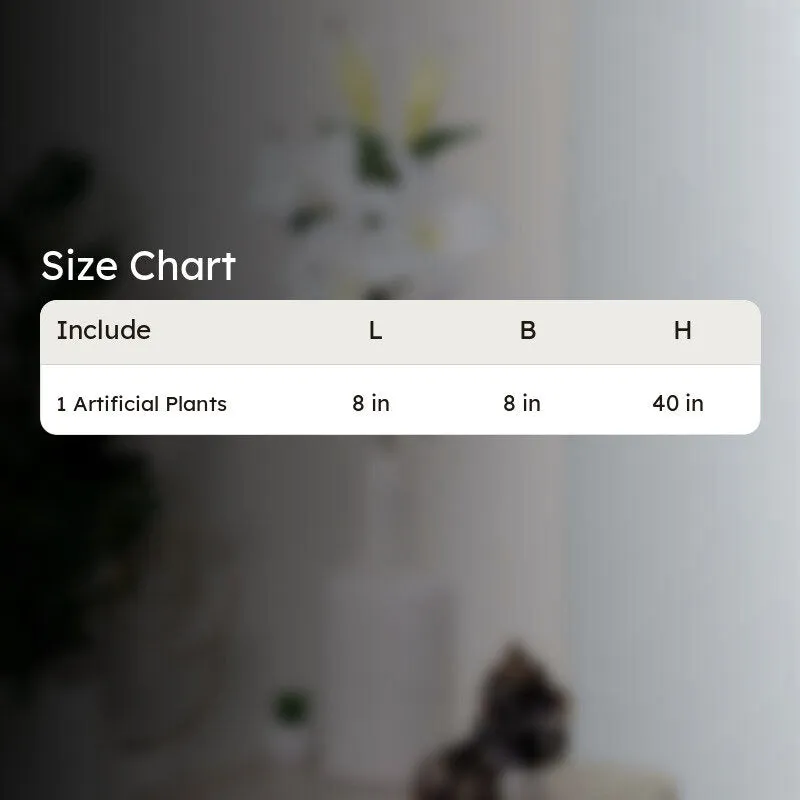 Elegant Artificial Lily Flower Stick - White media 7