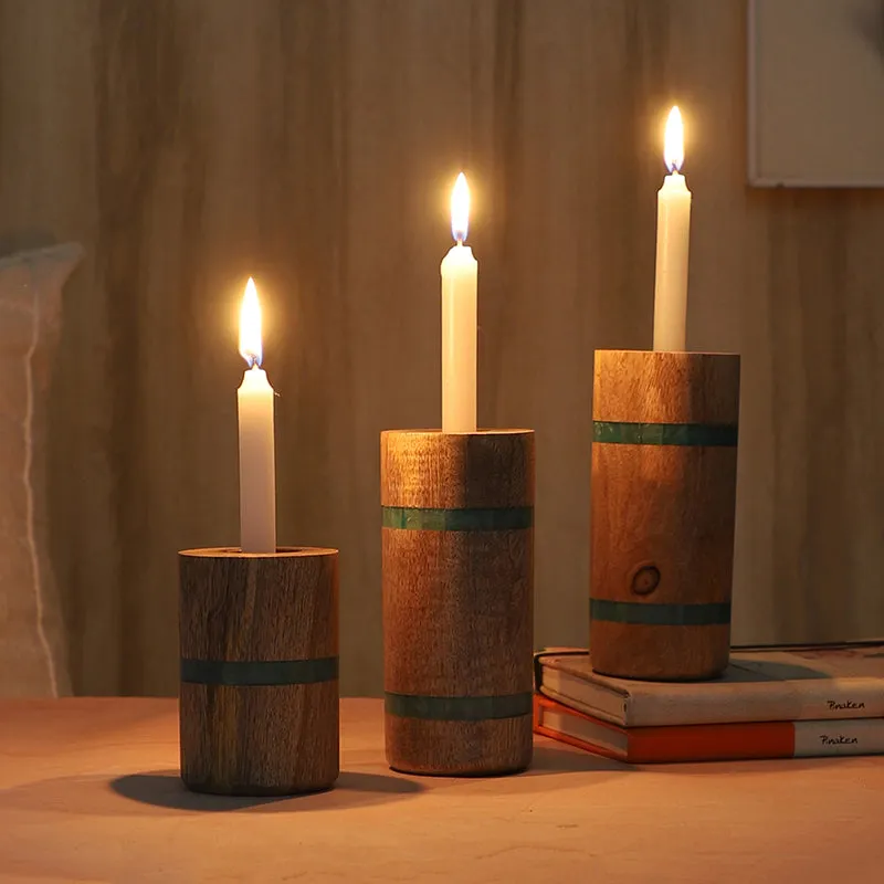 Barrella Mango Wood Candle - Set Of Three media 6