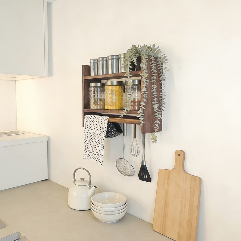 Sylo Wooden Kitchen Storage Rack media 3