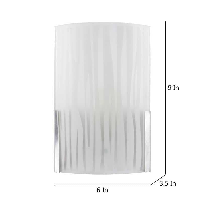 Frosted Fall Glass Wall Lamp media 6