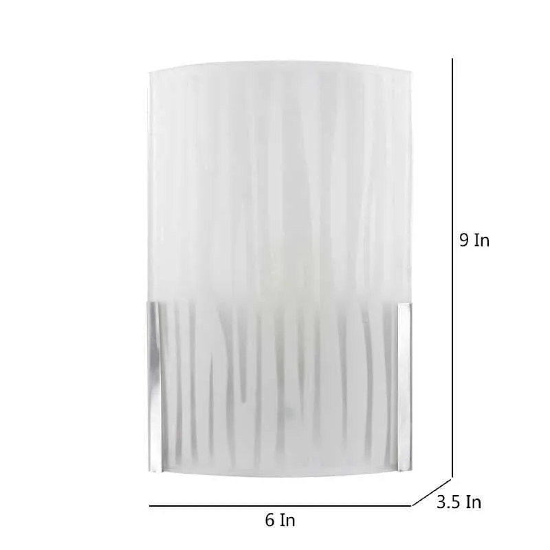 Frosted Fall Glass Wall Lamp media 6