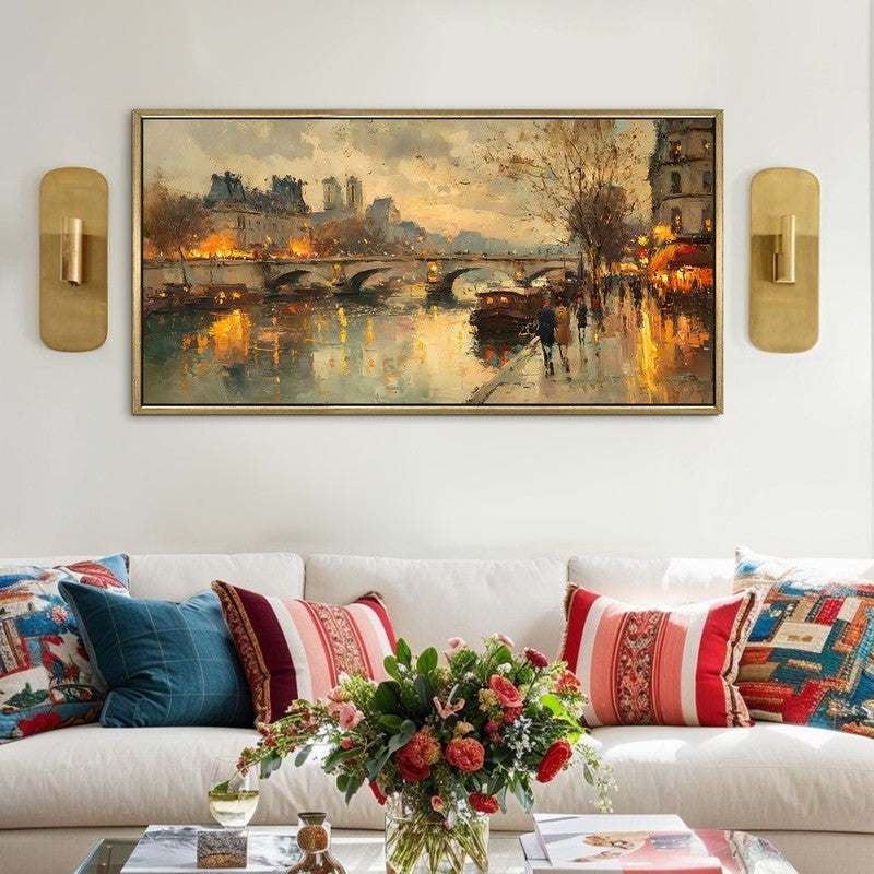 Vintage European Stone Archway Elegance Wall Art