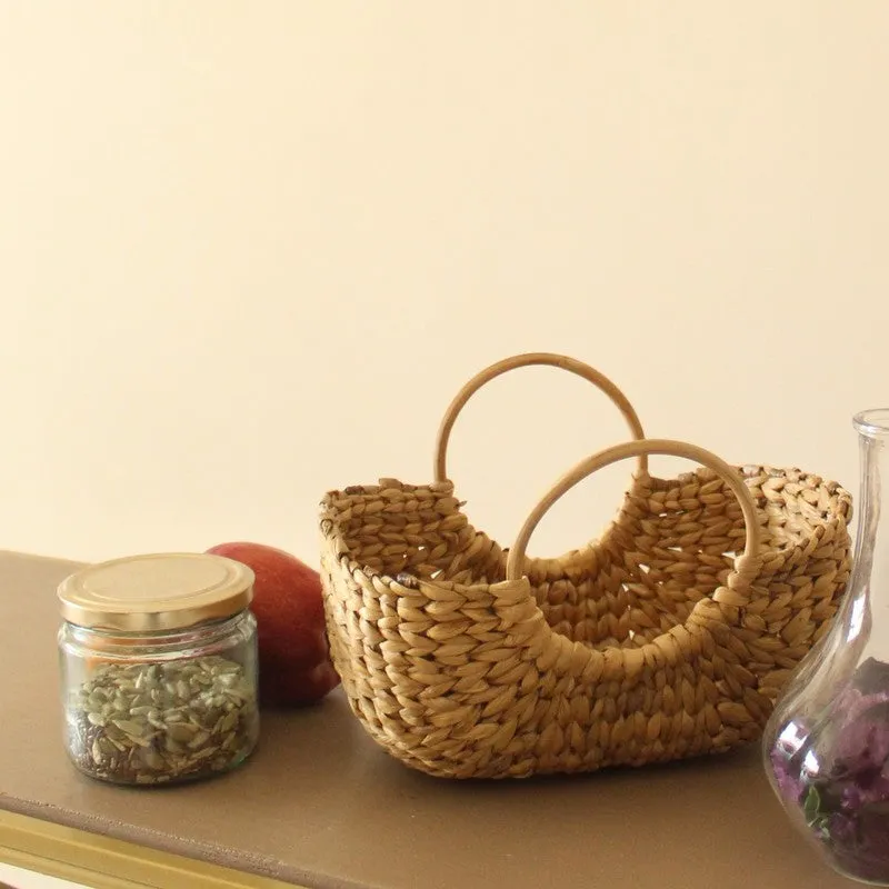 LuxeHarvest Natural Fiber Fruit Basket media 4