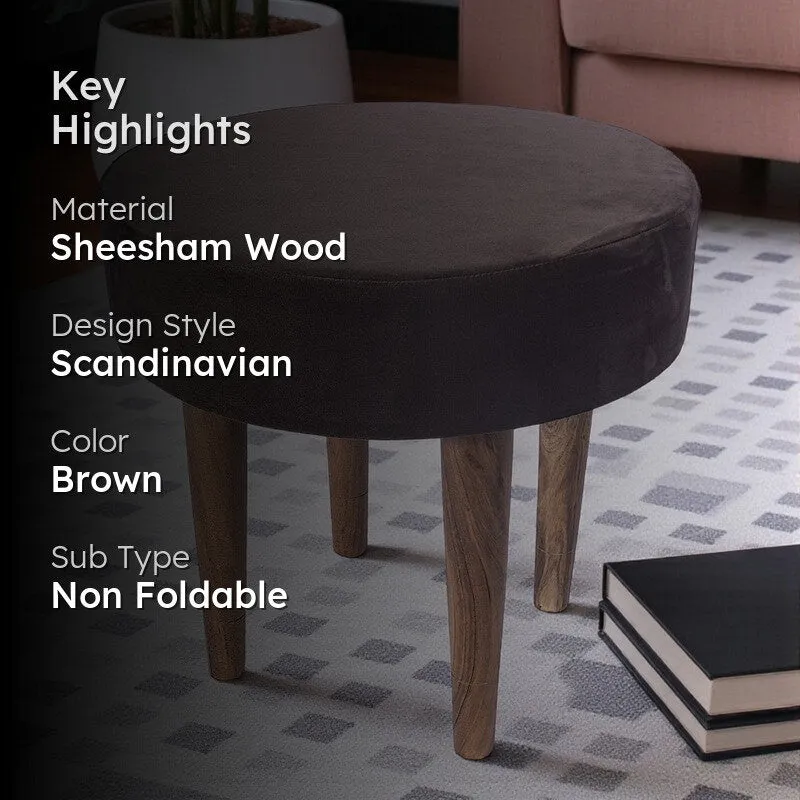 Pirox Sheesham Wooden Bench - Brown media 2