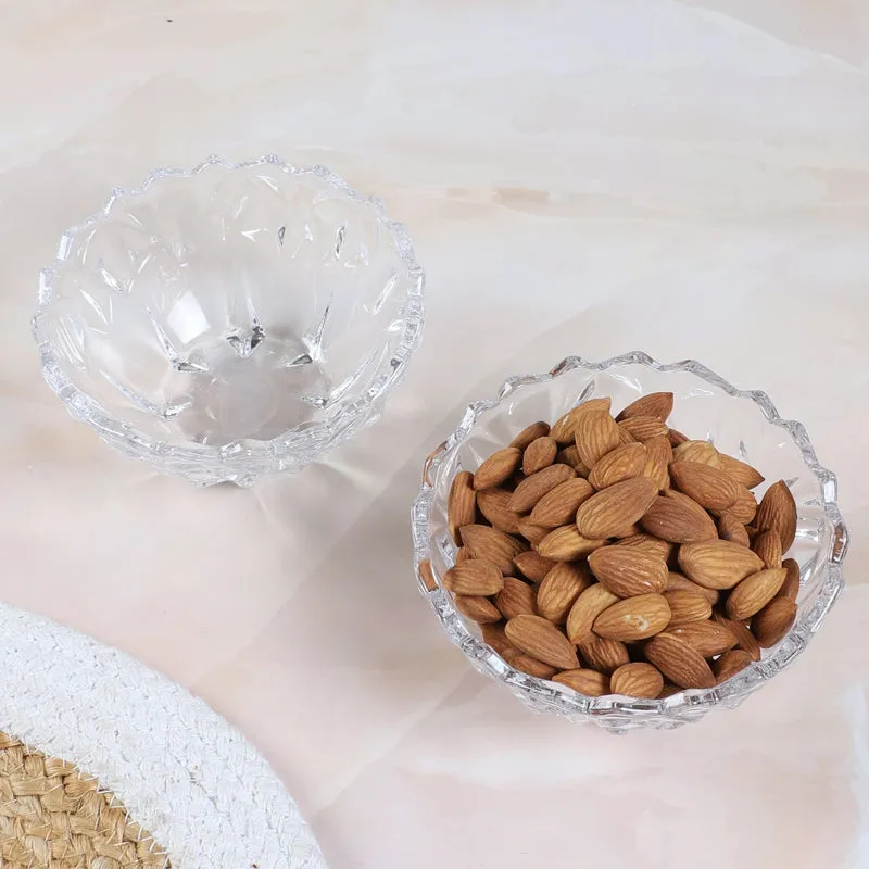 Drystan Glass Dessert Bowl (200 ML) - Set Of Two media 1
