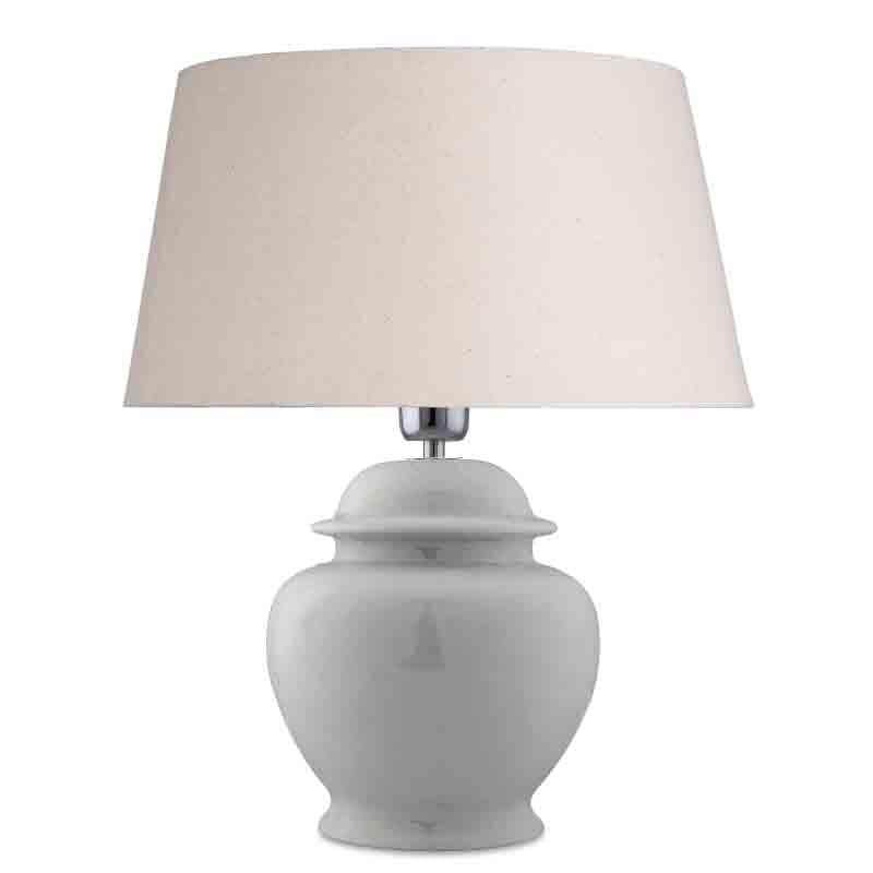 Vienna Ceramic Table Lamp - White media 4