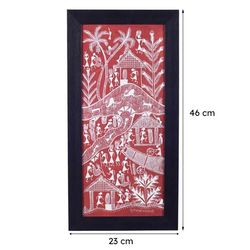 Barasi Warli Canvas Wall Art media 7