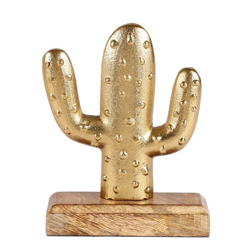 Cactus Charm Showpiece - Gold media 3
