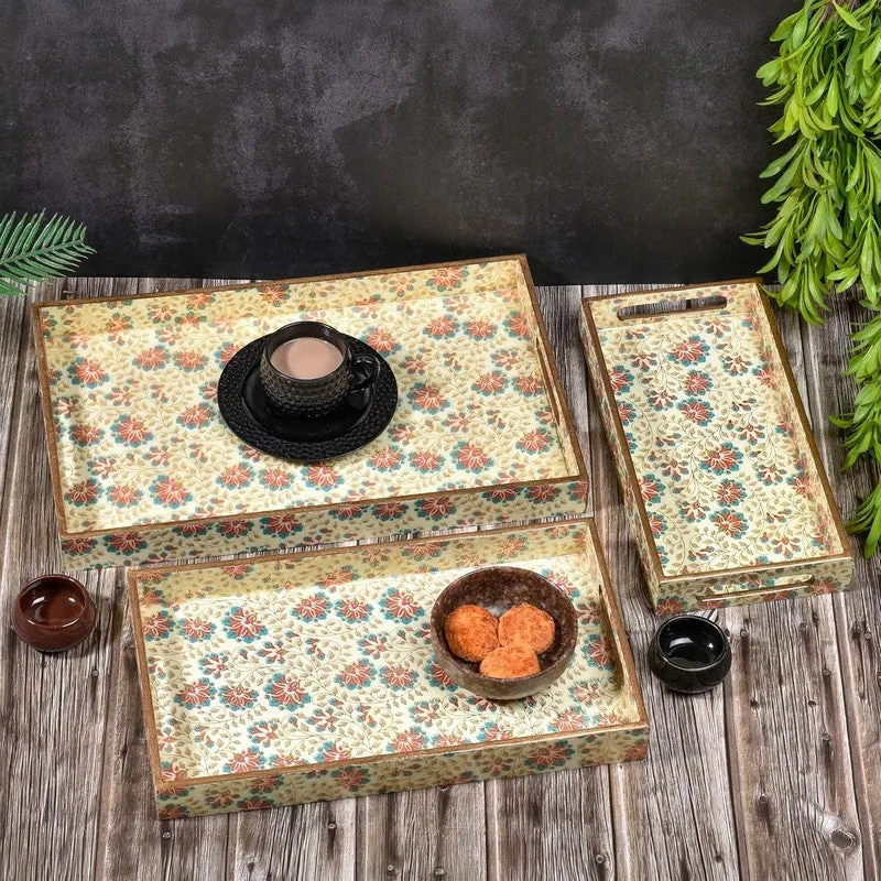 ServeNest Serving Tray  - Set of Three media 3