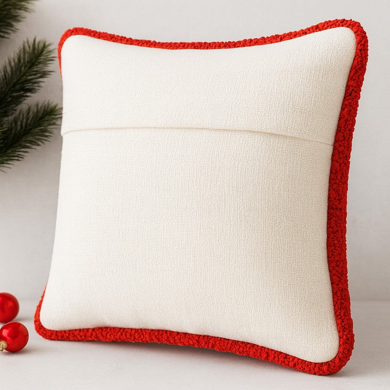 Frosted Pine Ruby Christmas Cushion Cover media 5