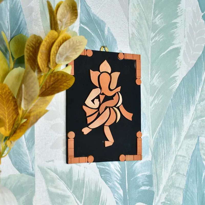 Nritya Vinayak Terracotta Wall Art media 5