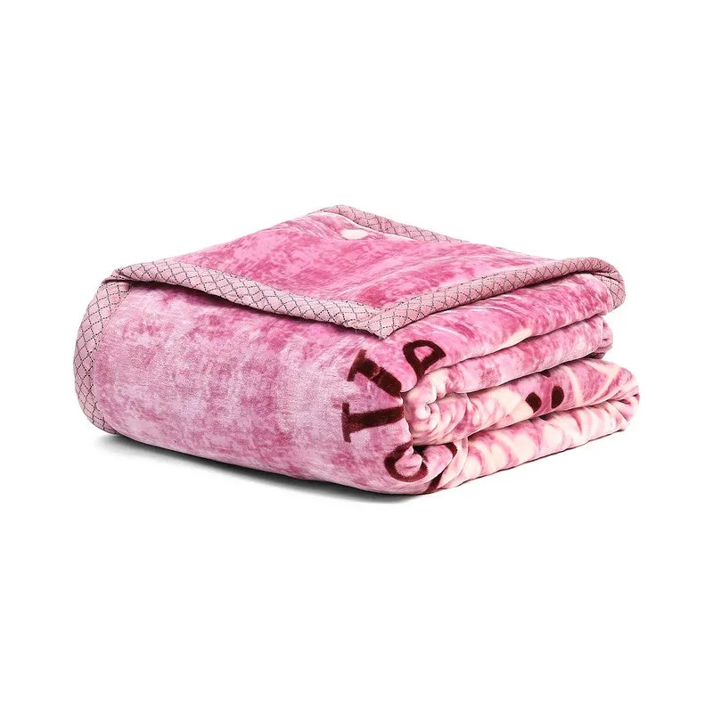 Monte Carlo Blush Flowers Blanket (Pink)- 1000 GSM media 5