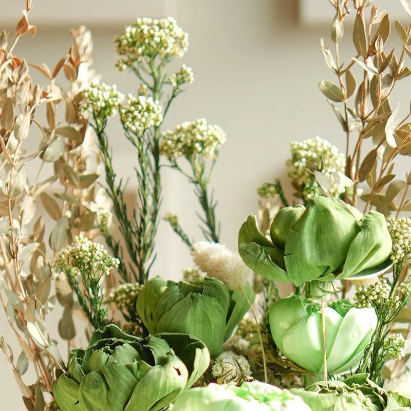 Autumn Greens Dried Flower Bunch media 5