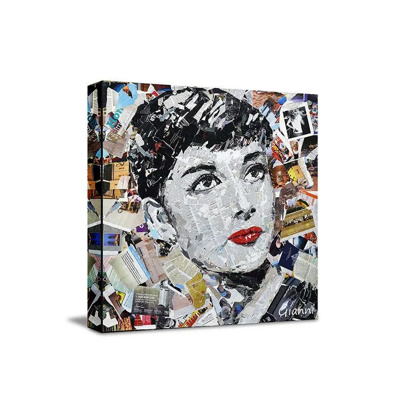 Audrey Glam Canvas Wall Painting media 4