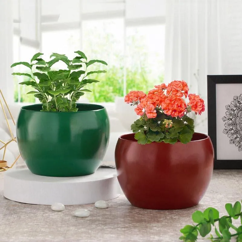 Marsha Miro Planter (Green & Red) - Set Of Two media 3