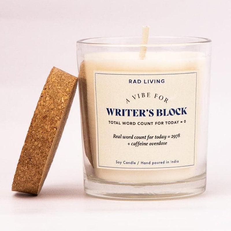 Writer's Block - Lavender Tobacco Scented Candle media 9