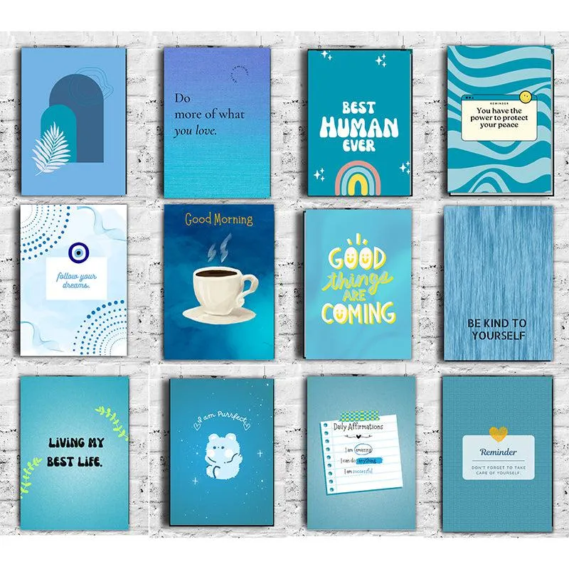 Blue Beacon Wall Poster - Set Of Twelve media 4